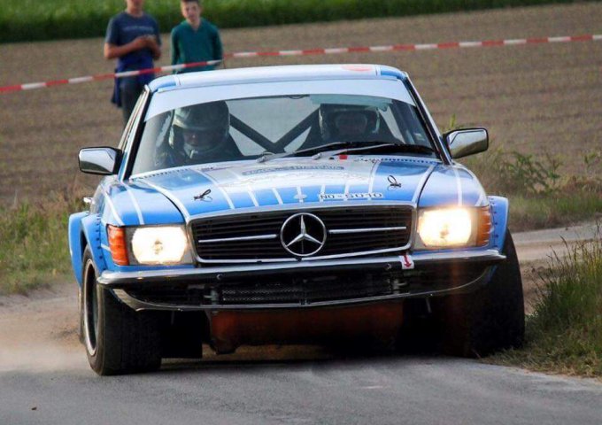 w107 500 SLC Rally arches